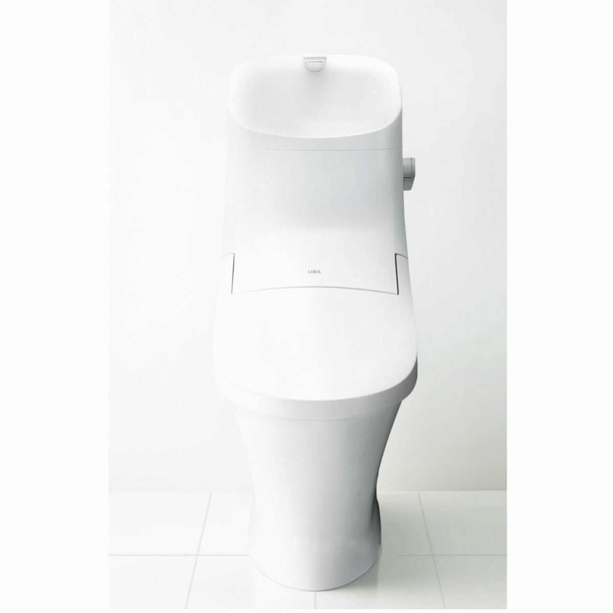 LIXIL ベーシアシャワートイレ(フチレス) 手洗付き BC-BA20S+DT-BA283 ...